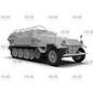 ICM Krankenpanzerwagen Sd.Kfz.251/8 Ausf.A WWII German Ambulance - 1:35