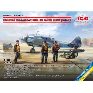 ICM Bristol Beaufort Mk.IA with RAF pilots - 1:48