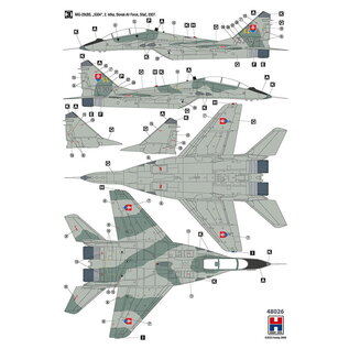 Hobby 2000 Mikojan-Gurewitsch MiG-29UB - Czech & Slovak Air Force - 1:48