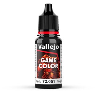 Vallejo Game Color - 051 Black, 18ml