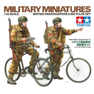 TAMIYA British Paratroopers & Bicycles Set - 1:35