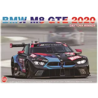 NuNu Model Kit BMW M8 GTE 2020 2020 24 Hours of Daytona Winner - 1:24