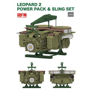 Ryefield Model Leopard 2 Power pack & Sling set MTU MB-873 Ka-501 Diesel Engine - 1:35