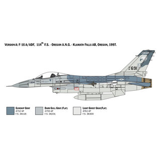 Italeri General Dynamics F-16A Fighting Falcon - 1:48