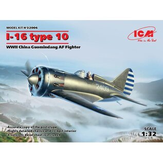 ICM Polikarpov I-16 Type 10 - WWII China Guomindang AF Fighter - 1:32