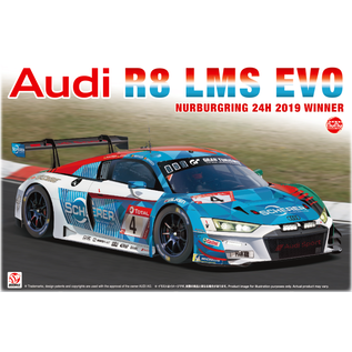 NuNu Model Kit Audi R8 LMS GT3 Evo - Nürburgring 24h 2019 Winner - 1:35