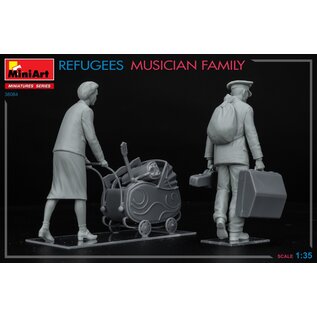 MiniArt Refugees - Musician Family - 1:35