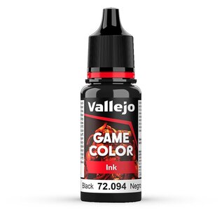 Vallejo Game Ink - 094 Black,  18ml