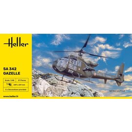Heller Heller - Aérospatiale SA 342 Gazelle - 1:48