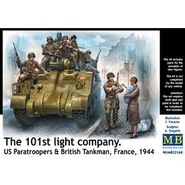 Master Box Master Box - The 101st light company. US Paratroopers & British Tankman, France, 1944 - 1:35