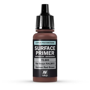 Vallejo Surface Primer German Red Brown (RAL 8012)