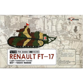 FlyHawk Model FlyHawk - Renault FT-17 Light Tank (Cast turret) - 1:72