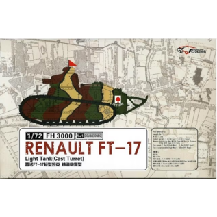 FlyHawk Model Renault FT-17 Light Tank (Cast turret) - 1:72