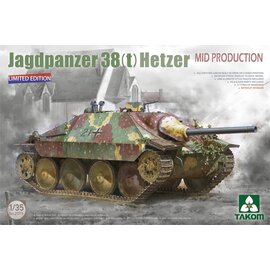 TAKOM TAKOM - Jagdpanzer 38(t) Hetzer Mid Production Limited Edition (Without Interior) - 1:35