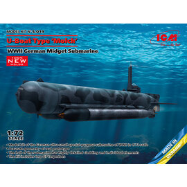 ICM ICM - U-Boat Type "Molch" WWII German Midget Submarine - 1:72