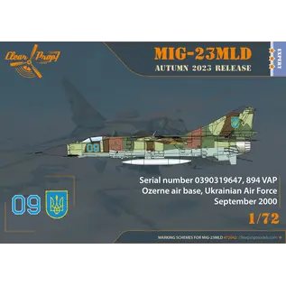 Clear Prop! Mikojan-Gurewitsch MiG-23MLD - The last Ukrainian Flogger-К - Expert Kit - 1:72