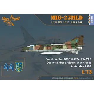 Clear Prop! Mikojan-Gurewitsch MiG-23MLD - The last Ukrainian Flogger-К - Expert Kit - 1:72