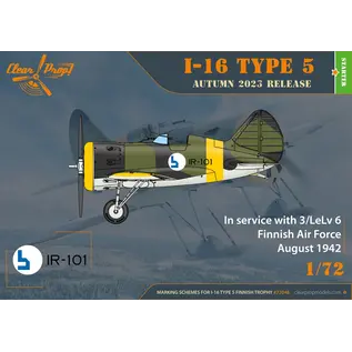 Clear Prop! Polikarpov I-16 Type 5 in Finnish Service - Starter Kit - 1:72