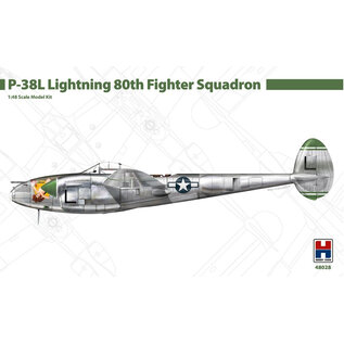 Hobby 2000 Lockheed P-38L Lightning - 80th Fighter Squadron - 1:48