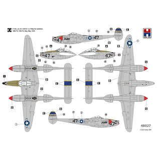 Hobby 2000 Lockheed P-38J Lightning - ETO 1944 - 1:48