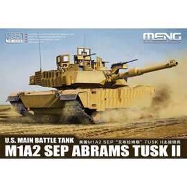 MENG MENG - U.S. Main Battle Tank M1A2 SEP ABRAMS TUSK II - 1:72