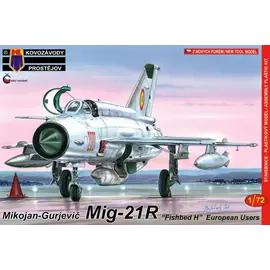 Kovozávody Prostějov Kovozávody Prostějov -  Mikoyan-Gurevich MiG-21R "Fishbed H" - European Users - 1:72