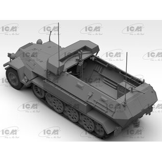 ICM "Beobachtungspanzerwagen" Sd.Kfz. 251/18 Ausf. A - WWII German Observation Vehicle with crew - 1:35