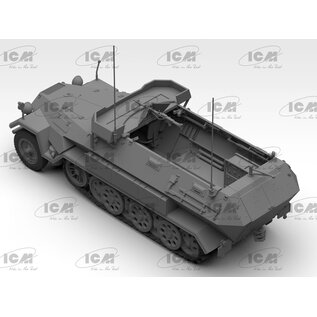 ICM "Beobachtungspanzerwagen" Sd.Kfz. 251/18 Ausf. A - WWII German Observation Vehicle with crew - 1:35