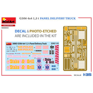 MiniArt G506 4x4 1,5t Panel Delivery Truck - 1:35