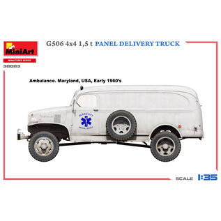 MiniArt G506 4x4 1,5t Panel Delivery Truck - 1:35