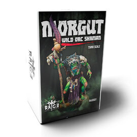 Rage Resin Models Rage Resin Models - Morgut Wild Orc Shaman - 75mm