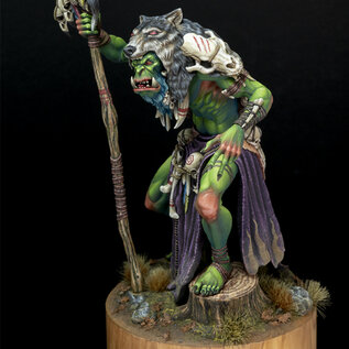 Rage Resin Models Morgut Wild Orc Shaman - 75mm