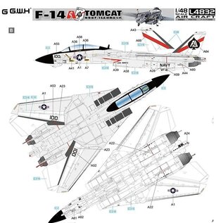 Great Wall Hobby  Grumman F-14A Tomcat - 1:48