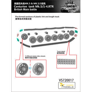VESPID Models Centurion Mk.5/1 - 4. RTR British Main Battle Tank - 1:72