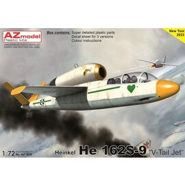 AZ Model AZ Model - Heinkel He 162S-9 "V-Tail Jet" - 1:72