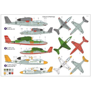 AZ Model Heinkel He 162S-9 "V-Tail Jet" - 1:72