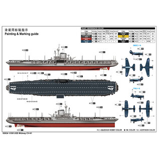 Trumpeter USS Midway CV-41 - 1:350