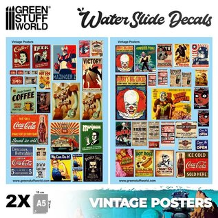 Green Stuff World Water slide decals - Vintage Posters