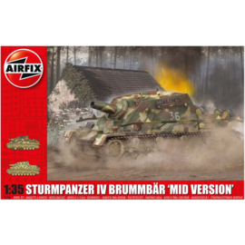 Airfix Airfix - Sd.Kfz. 166 Sturmpanzer IV "Brummbär" Mid Version - 1:35
