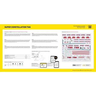 Heller Lockheed L-1049 Super Constellation TWA - 1:72