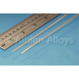 Albion Alloys Ltd. Albion Alloys - Bronze Streifen 1x0,135x305 mm - Bronze Strip