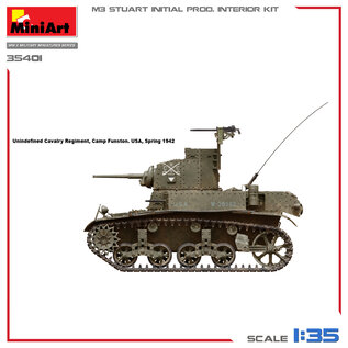 MiniArt M3 Stuart Initial Production w/Interior Kit - 1:35