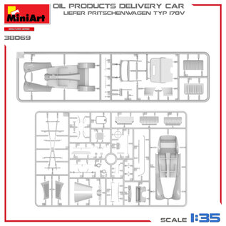 MiniArt Liefer Pritschenwagen Typ 170V - Oil Products Delivery Car - 1:35