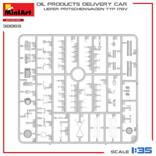 MiniArt Liefer Pritschenwagen Typ 170V - Oil Products Delivery Car - 1:35