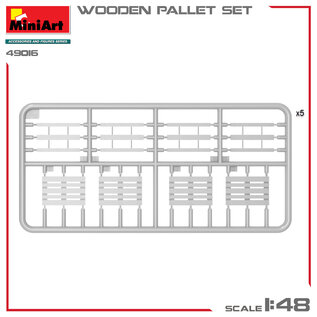 MiniArt Wooden Pallet Set - 1:48