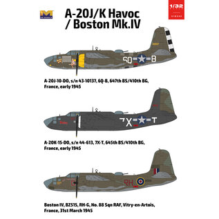 Hong Kong Models Douglas A-20J/K Havoc / Boston Mk.IV - 1:32