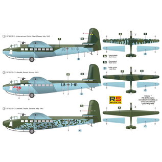 RS Models DFS 230 Luftwaffe Glider "Unternehmen Eiche" - 1:72