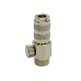 Harder & Steenbeck Harder & Steenbeck - Schnellkupplung NW 2,7mm, mit G1/8" Außengewinde, regulierbar