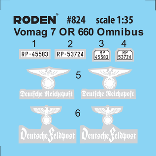 Roden Roden - Vomag Omnibus 7 OR 660 - 1:35