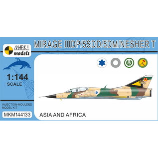 Mark I. Dassault Mirage IIIDP/5SDD/5DM/Nesher T - Two-seater "Asia & Africa" - 1:144